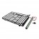 Roof Luggage Rack with LED Light Bar for 1/10 RC Cars
230mm*143mm*25mm
360g