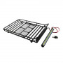 Roof Luggage Rack with LED Light Bar for 1/10 RC Cars
230mm*143mm*25mm
360g