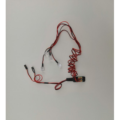 Four RC LED light, 4 lamps with socket