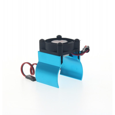 36mm Alu RC Car Motor Cooling Fan with Heatsink 30*30MM Blue