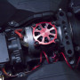 36mm Alu RC Car Motor Cooling Fan with Heatsink 60*30*30MM Blue