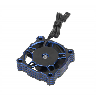 Aluminium 40x40 Fan for ESC and Motor Blue