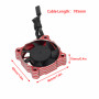Aluminium 40x40 Fan for ESC and Motor Red