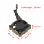 Aluminium 30x30 Fan for ESC and Motor Black/Red