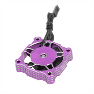 Aluminium 30x30 Fan for ESC and Motor Silver/purple