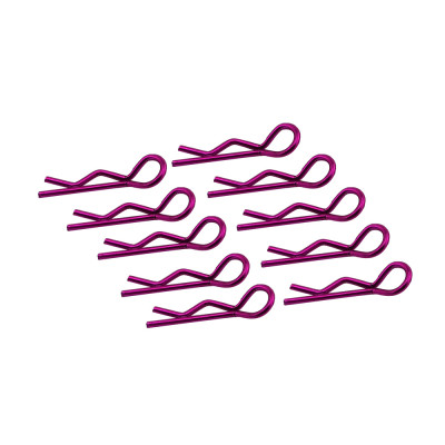 Color Bodyshell R Clips
DTEL01004B: 1/10 Stock size / color
10pcs/bag (same color) Purple