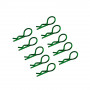 Color Bodyshell R Clips
DTEL01004C: 1/10 Stock size with Big Ring w/ Color
10pcs/bag (same color) Green
