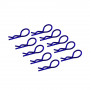 Color Bodyshell R Clips
DTEL01004C: 1/10 Stock size with Big Ring w/ Color
10pcs/bag (same color) Blue