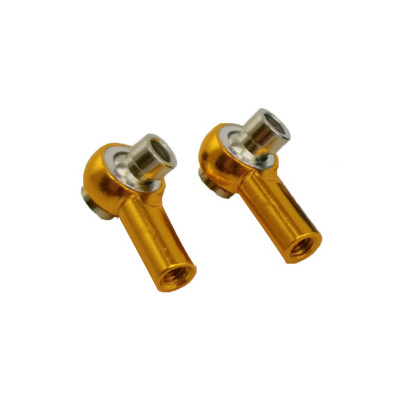 M3 Rod Ends 18x4.6mm
Screw Hole: M3 10pcs/bag Gold