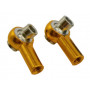 M3 Rod Ends 18x4.6mm
Screw Hole: M3 10pcs/bag Gold