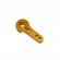 Clamping Aluminum RC Servo Horns - 25T 35mm, L19/23mm Yellow