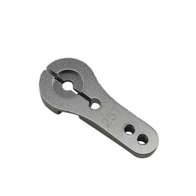 Clamping Aluminum RC Servo Horns - 25T 35mm, L19/23mm Silver