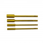 Titanium Nut Driver Tips 4pcs (6.35mm/1/4)BOX 4.0/5.5/7.0/8.0mm L100mm 4pcs/set