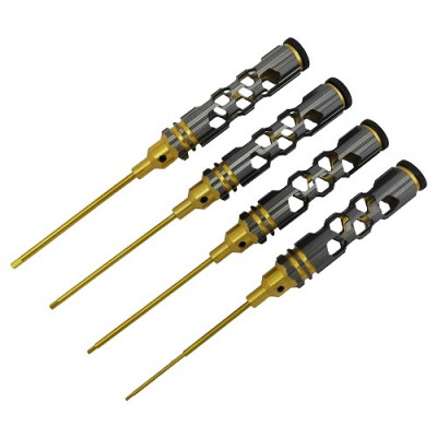 Premium Allen Wrench Set - Ink Gold Honeycomb 4pcs
DTT02007 Hex1.5 x 180mm
DTT02008 Hex2.0 x 180mm
DTT02009 Hex2.5 x 180mm
D