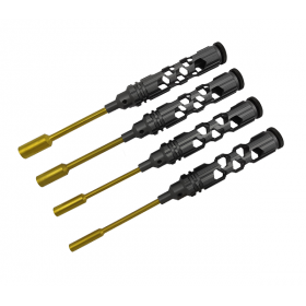 Classic Nut Drivers Set - Ink Honeycomb 4pcs
DTT03002 Box4.0 x 180mm
DTT03003 Box5.5 x 180mm
DTT03004 Box7.0 x 180mm
DTT0300
