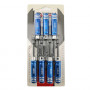 7pcs blue galvanized Hex socket Tool set
Hex: 1.5/2.0/2.5mm
Box: 4.0/5.5mm
Philips 0 Soltted 1
7pcs/set

Length: 109mm
Ha
