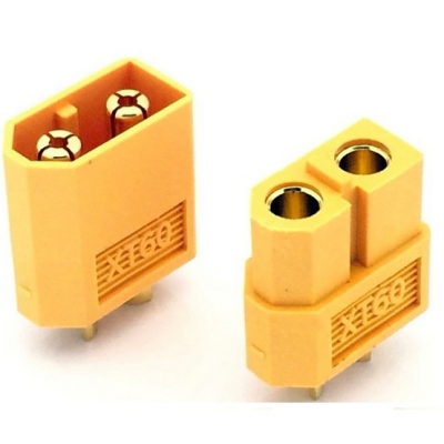 XT60 Male & Female Plug 

5 pair/bag (10pcs)