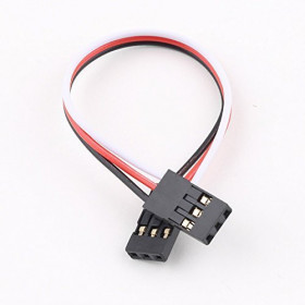 Servo Wire FUTABA Male to FUTABA Male 
1pcs/bag (1pcs) 26AWG L100mm