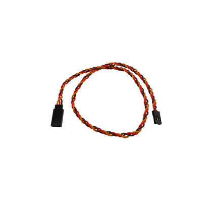 Servo Extension Wire Twisted FUTABA Male to FUTABA Female 1pcs/bag 22AWG L1000mm