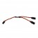 Servo Y-Wire Twisted FUTABA Male to FUTABA  Female 22AWG100+100mm
1pcs/bag