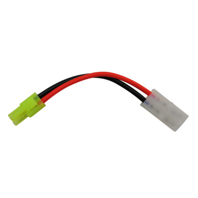 Mini Tamiya Female to Mini Tamiya Male 20AWG Silicone Wire L100mm

1pcs/bag (1pcs)