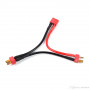 T Plug Wire 1F & 2M
 14AWG Silicone Wire 
L100mm

1pcs/bag (1pcs)