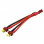 T Plug Y Harness
16AWG Silicone Wire
1F & 2M L100mm

1pcs/bag (1pcs)