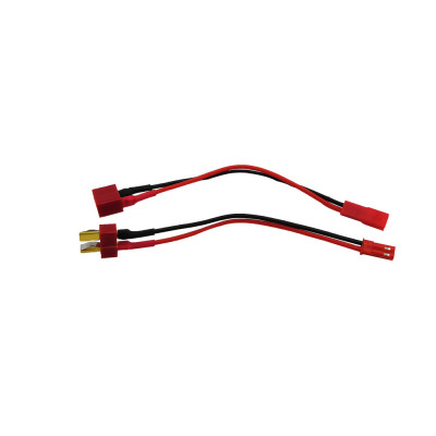 T Plug To JST
20AWG Silicone Wire
L100mm 

2pcs/bag (2pcs)