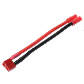 T Plug Female To 3.5mm Banana Plug with Housing  14AWG Silicone Wire  L100mm

1pcs/bag (1pcs)