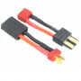 T Plug To Traxxas
 14AWG Silicone Wire
L100mm 

2pcs/bag (2pcs)