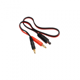 4.0 mm Gold Plated Banana Plug TO 
DC2.5 Plug 18AWG PVC Wire 
L300mm

1pcs/bag (1pcs)