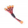 XT60 connector One To Four
12+14AWG 100MM+50MM*4 Silicone Wire

1pcs/bag (1pcs)