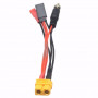 XT60 To JST, FUTABA, Glow Plug  
22AWG Silicone wier L150mm

1pcs/bag (1pcs)