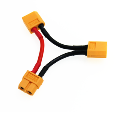 XT60 One Female To Two Male
14AWG Silicone Wire
 L100mm

1pcs/bag (1pcs)