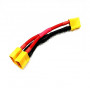 Connector XT60 Harness for 2 Packs in Series (14AWG Silicone Wire, L10cm)
1pcs/bag (1pcs)