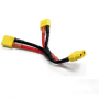 Connector XT60 Harness for 2 Packs in Series (14AWG Silicone Wire, L10cm)
1pcs/bag (1pcs)