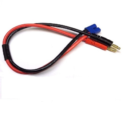 EC3 (Female Plug with Male Housing) To 4.0mm Banana Plug Male  (14AWG Silicone Wire, L300mm)
1pcs/bag (1pcs)