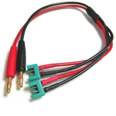 MPX Connector To 4.0mm Banana Plug (14AWG Silicone Wire, L300mm)
1pcs/bag (1pcs)