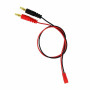Female JST To 4.0mm Banana Plug (22AWG Silicone Wire, L300mm)
1pcs/bag (1pcs)