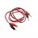 4.0mm Plug To 2 Alligator Clips
(20/0.15 PVC Wire, L300mm)
1pcs/bag (1pcs)