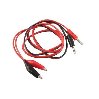 4.0mm Plug To 2 Alligator Clips
(20/0.15 PVC Wire, L300mm)
1pcs/bag (1pcs)