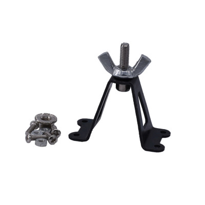1/10 RC Car Wheel Bracket Crawler Spare Tire Holder (Black)