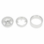 Axial SCX24 CNC Aluminum Starfish-Pro Beadlock Wheels 4pcs/set Dia 28mm, Height 14.5mm
A:White X1
B:Black X1