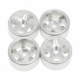 Axial SCX24 CNC Aluminum Starfish-Pro Beadlock Wheels 4pcs/set Dia 28mm, Height 14.5mm
A:White X1
B:Black X1