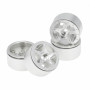 Axial SCX24 CNC Aluminum Starfish-Pro Beadlock Wheels 4pcs/set Dia 28mm, Height 14.5mm
A:White X1
B:Black X1
