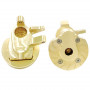 2pcs SCX10 III/Capra Brass Steering Knuckles+Portal Cover Plates