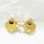2pcs SCX10 III/Capra Brass Steering Knuckles+Portal Cover Plates