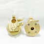 2pcs SCX10 III/Capra Brass Steering Knuckles+Portal Cover Plates