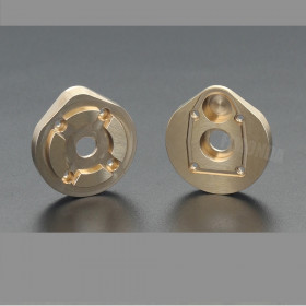 2pcs SCX10 III/Capra Brass Portal Cover Plates