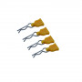 Easy Pull 1/10 RC Model Car Body Shell R Clips 4pcs/set Yellow